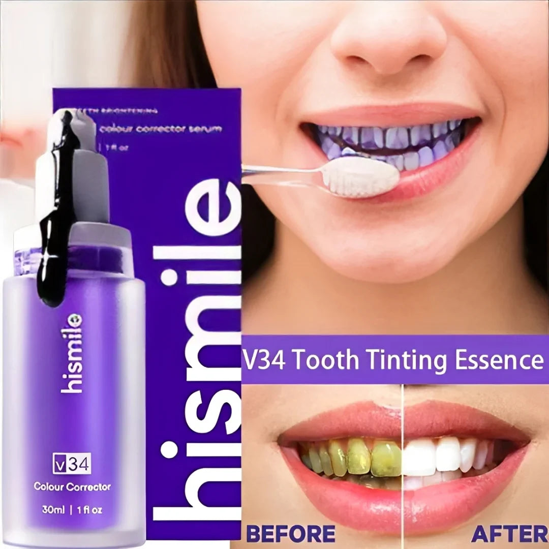 Original HiSmile V34 Teeth serum | Colour Corrector, Teeth Whitening, Stain Remove