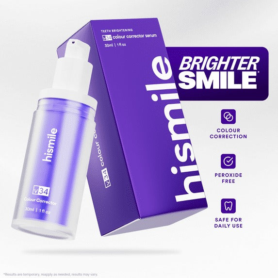 Original HiSmile V34 Teeth serum | Colour Corrector, Teeth Whitening, Stain Remove